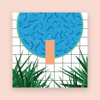 Abstract Pool tiles
