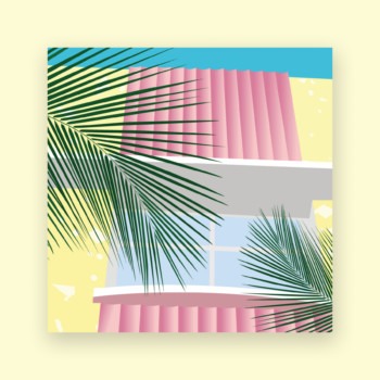 Fenêtre tropicool – Miami beach