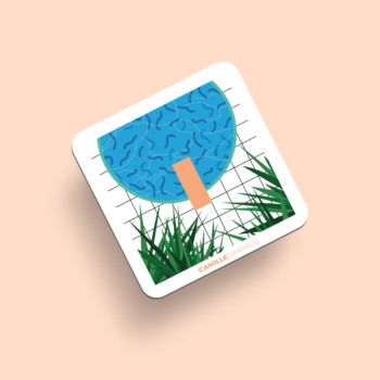 Magnet « Abstract Pool tiles »